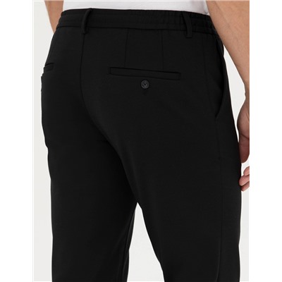 Siyah Ekstra Slim Fit Kumaş Pantolon