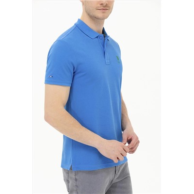 Erkek Saks Basic Polo Yaka Tişört