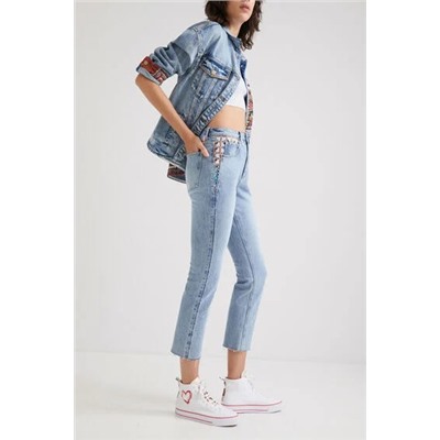 Vaquero Straight cropped cenefas