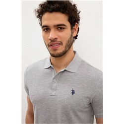 U.S. Polo Assn. Erkek Gri Polo Yaka T-shirt G081GL011.000.954055