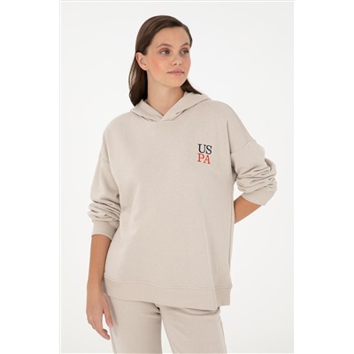 Kadın Taş Kapüşonlu Sweatshirt