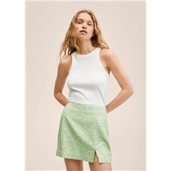 Minifalda estampado floral -  Mujer | MANGO OUTLET Melilla