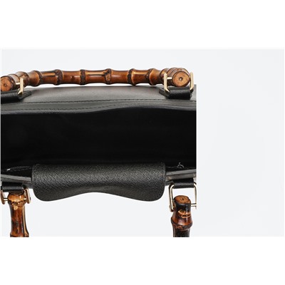 Bolso de piel Bami Negro