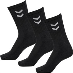 hummel Basic Sportsocken 3 Paar schwarz 022030-2001