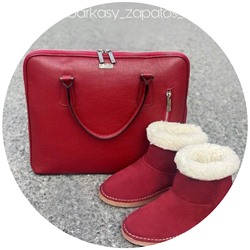Ab.Zapatos UGY NEW R GRANATE+Ab. Z. PELLE · PORTATEL/2 napa (1210) burdeos АКЦИЯ