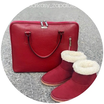 Ab.Zapatos UGY NEW R GRANATE+Ab. Z. PELLE · PORTATEL/2 napa (1210) burdeos АКЦИЯ