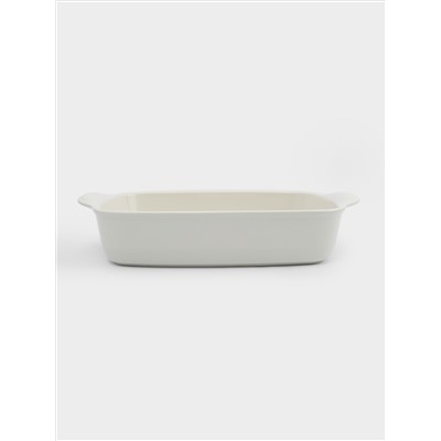 Форма для запекания, 29х22 см, керамика, прямоугольная, молочная, Baker