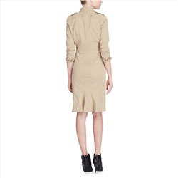 COTTON TWILL SHIRTDRESS