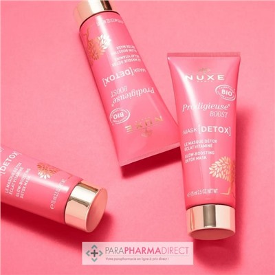 Nuxe Prodigieuse Boost Mask [DETOX] - Le Masque Détox Eclat Vitaminé BIO 75ml