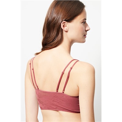 Bralette con relleno Terracota