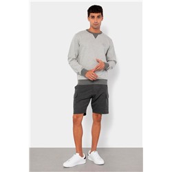 Sudadera Gris claro jaspeado