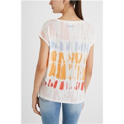 Camiseta manga corta tie-dye