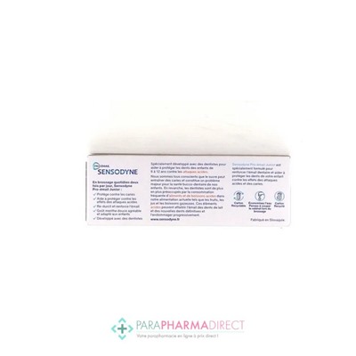 Sensodyne Junior Pro-émail Dentifrice 6-12 ans 50 ml
