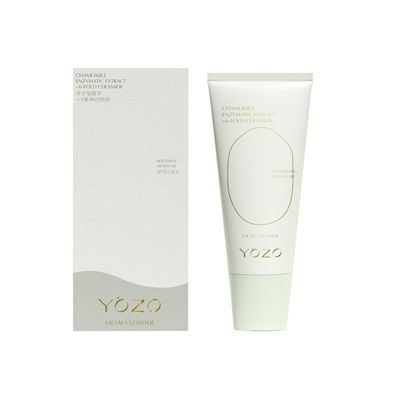 [YOZO] ГАМАМЕЛИС/КЕРАМИДЫ Пенка для умывания Chamomile Enzymatic Extract +6 Fold Ceramide Soothing Moisture Facial Cleanser, 120 гр