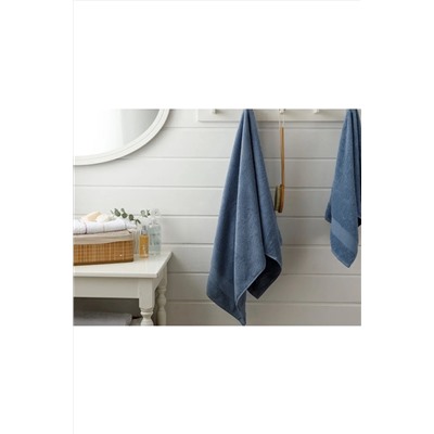 English Home Pure Basic Banyo Havlusu 100X150 Cm Koyu Mavi 10010323