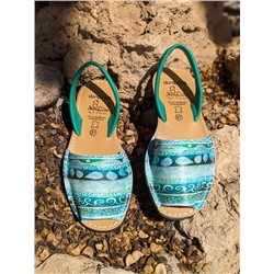 AVARCA MENORQUINA · 377AV · Verde+Ab.Zapatos PELLE Milan (930) encina АКЦИЯ