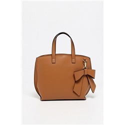 Bolso de piel Mini Lila Camel