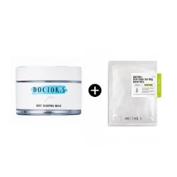 Hi-Moisture Root Sleeping Mask + Stay Calm Tea Tree Mask Sheet 1ea, Ночная защитная маска против потери влаги