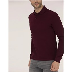 Bordo Slim Fit Basic Sweatshirt