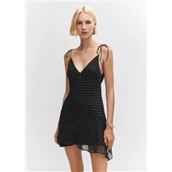 Vestido gasa estampado