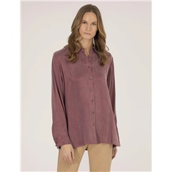 Gül Kurusu Comfort Fit Uzun Kollu Gömlek