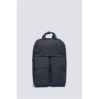 Mochila poliéster reciclado gris