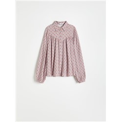 Gemusterte Bluse