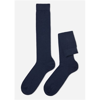Lange Herrensocken aus Winterbaumwolle