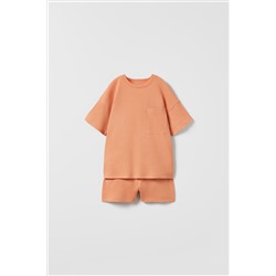 KIDS/ CONJUNTO WAFFLE LISO