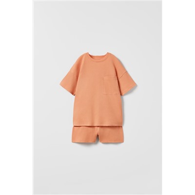 KIDS/ CONJUNTO WAFFLE LISO