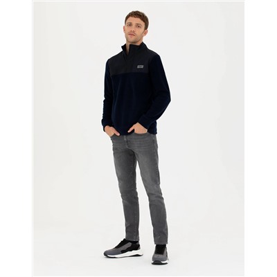 Lacivert Regular Fit Sweatshirt