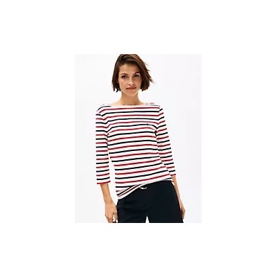 Stripe Boatneck T-Shirt