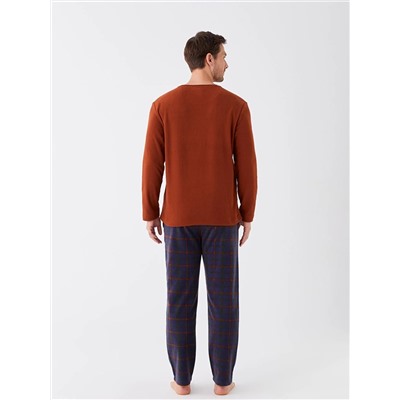 LC Waikiki Standart Kalıp Ekose Polar Erkek Pijama Takımı, LCW DREAM                                            
                                            Standart Kalıp Ekose Polar Erkek Pijama Takımı