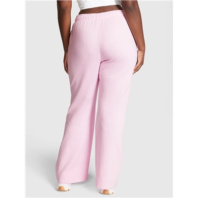 PINK IVY FLEECE FLARE SWEATPANTS