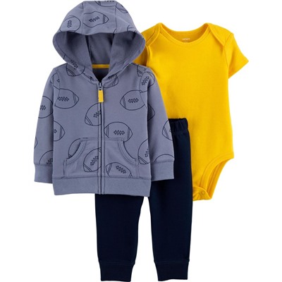 Carter's | Baby 3-Piece Crab Little Jacket Set