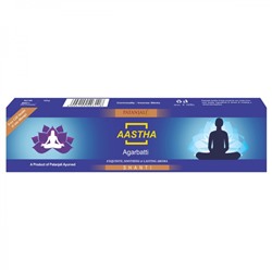 PATANJALI Aastha Agarbatti Shanti  Благовоние Шанти 125г
