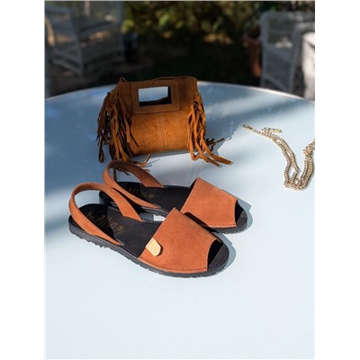 КОМБО Ab.Zapatos • 3106-8 • brandy + Итальянская мини сумочка AB.Z · Pelle · Miniflec cuero АКЦИЯ