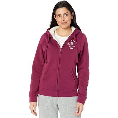 U.S. POLO ASSN. Chest Print Fleece Jacket