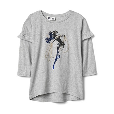 GapKids | Wonder Woman™ ruffle sleeve tee