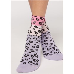 Kurze Socken mit Animal-Motiv