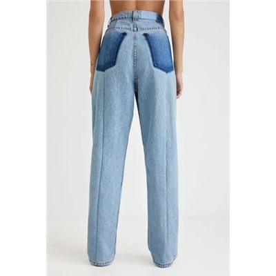 Vaquero loose pinzas upcycling