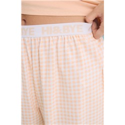 Pijama corto 100% algodón naranja