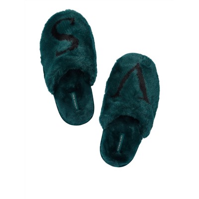 VICTORIA'S SECRET Closed Toe Faux Fur Slipper