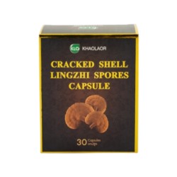Споры Гриба Линчжи (Рейши) Khaolaor Cracked Shell Lingzhi Spores Capsule./ Khaolaor Cracked Shell Lingzhi Spores 30 Capsules