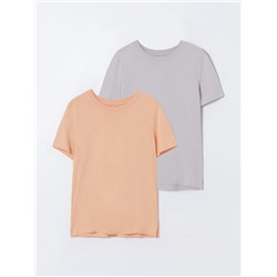 PACK OF 2 BASIC ROUND NECK T-SHIRTS