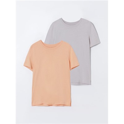 PACK OF 2 BASIC ROUND NECK T-SHIRTS