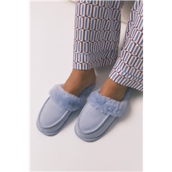 Zapatillas casa pelo sintético lila