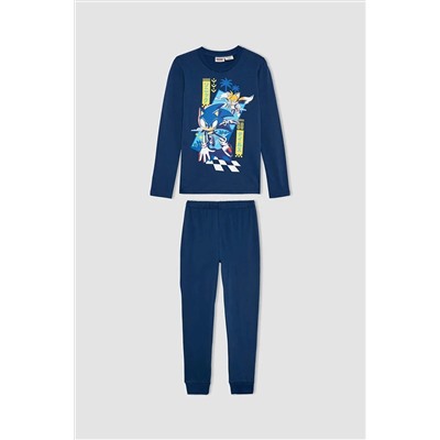 Defacto Erkek Çocuk Baskılı Uzun Kollu Penye Pijama Takımı B2372A8IN176mc