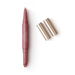 beauty essentials 2-in-1 long lasting matte lipstick & pencil