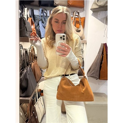 Сумка женская натуральная замша 44*15*45